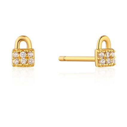 Ania Haie E032-03g Earrings Dourado  Homem