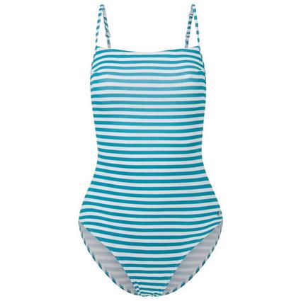 Pepe Jeans Stp Rib Squ Swimsuit Azul L Mulher