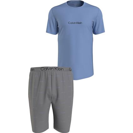 Calvin Klein Underwear Short Sleeve Shorts Set Pyjama Cinzento S Homem