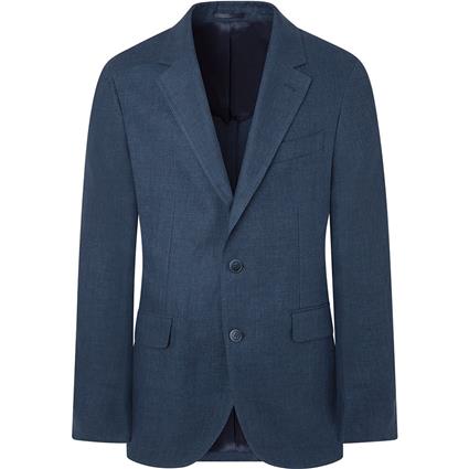 Hackett Linen Delave Hopsack Blazer Azul 44 / R0 Homem