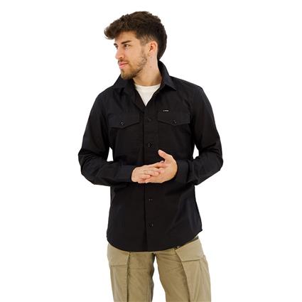 G-star Marine Slim Fit Long Sleeve Shirt Preto S Homem