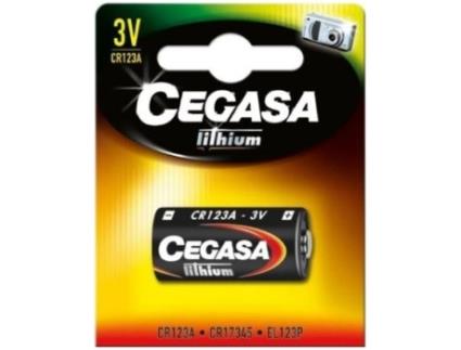 Cegasa Cr123a 3v Bl1 Lithium Battery Transparente