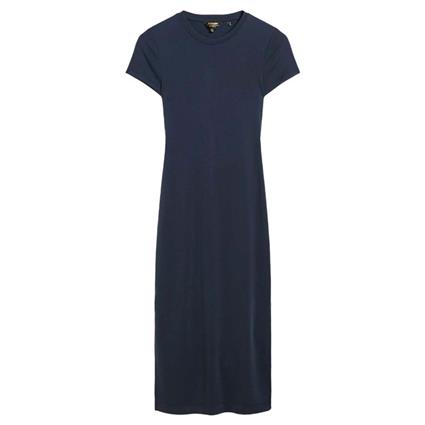 Superdry W8011613a Short Sleeve Midi Dress Azul XS Mulher