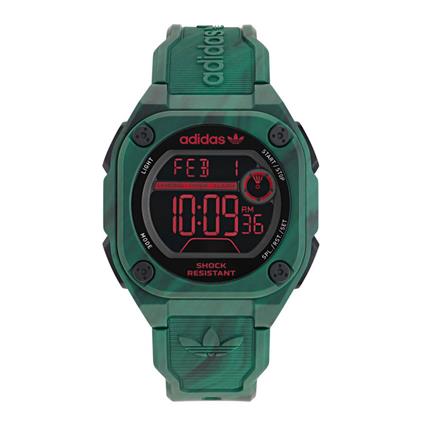 Adidas Watches Aost23573 City Tech Two Grfx Watch Verde