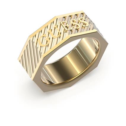 Guess Jumr0303-wyg66 Ring Dourado  Homem