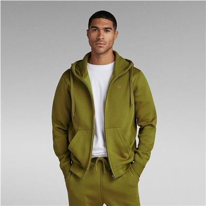 G-star D16122-c235 Premium Core Full Zip Sweatshirt Verde M Homem