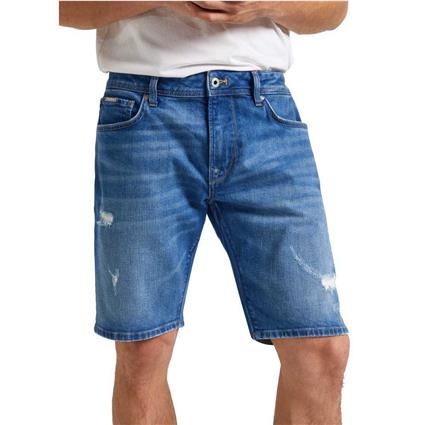 Pepe Jeans Taper Fit Denim Shorts Azul 31 Homem