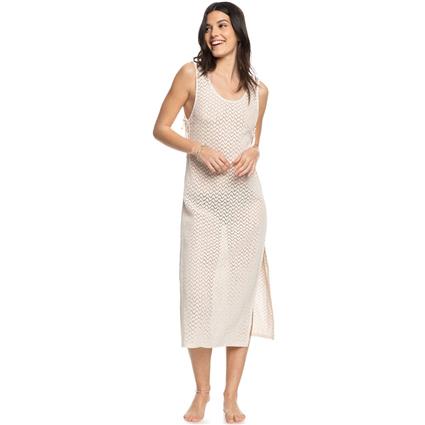 Roxy Beach Journey Sleeveless Short Dress Beige M Mulher