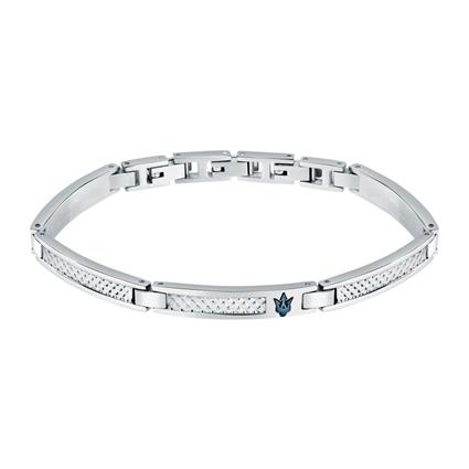 Maserati Jm423avd 21.5 Cm Bracelet Prateado  Homem