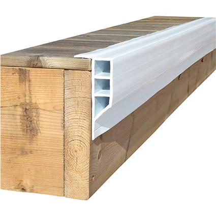 Dock Edge Full Face Profile 24´ Transparente