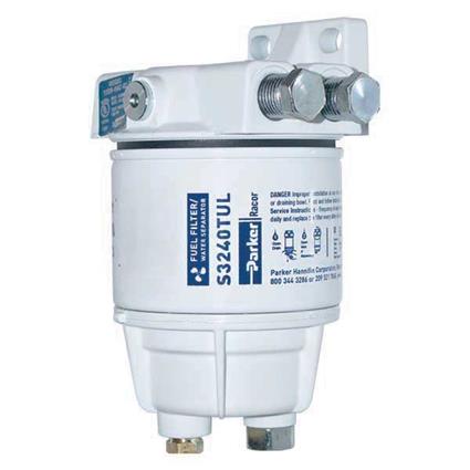 Parker Racor Spin-on Series 10 Micron 30gph Fuel/water Filter Transparente