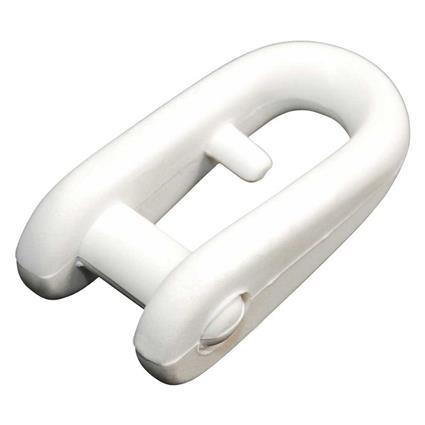 Allen Nylon Screw Shackle 10 Units Prateado 27.5 mm
