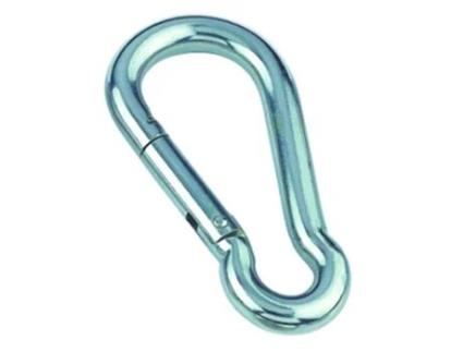 Euromarine A4 Vrac Fireman Fast Snap Carabiner Prateado 10 mm