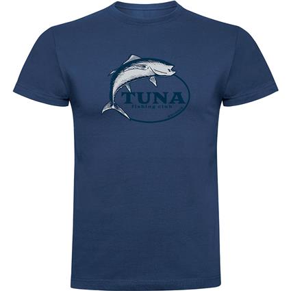 Kruskis Tuna Fishing Club Short Sleeve T-shirt Azul 3XL Homem