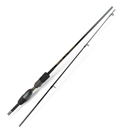 Mustad Detector Salt 2 Sections Light Spinning Rod Preto 2.05 m / 10 g