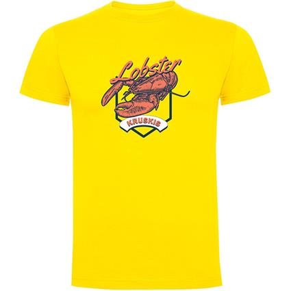 Kruskis Seafood Lobster Short Sleeve T-shirt Amarelo L Homem