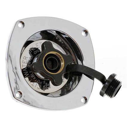 Uflex Flojet Chromed Pressure Regulator Prateado 130 x 130 x 88 mm
