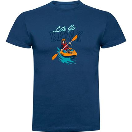 Kruskis Lets Go Short Sleeve T-shirt Azul 3XL Homem