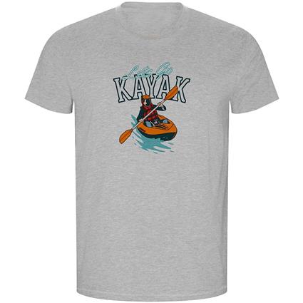Kruskis Lets Go Eco Short Sleeve T-shirt Cinzento L Homem