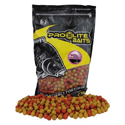 Pro Elite Baits 3.5kg Banana&strawberry Boilie Amarelo 24 mm