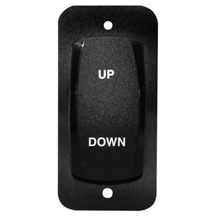 Lenco Marine Dual Hatch Lift Switch Preto