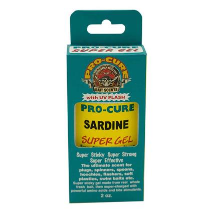 Pro Cure Super Gel Plus 56g Sardine Liquid Bait Additive Transparente