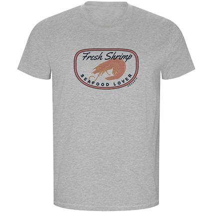 Kruskis Fresh Shrimp Eco Short Sleeve T-shirt Cinzento XL Homem