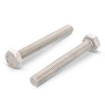 Euromarine A4 Din 933 10x40 Mm Hexagonal Head Screw 20 Units Prateado