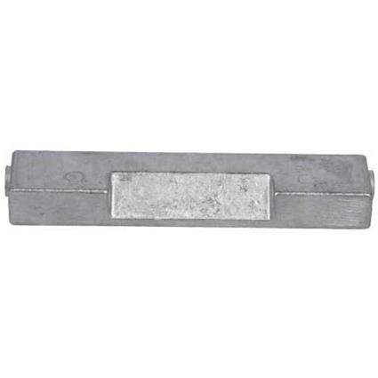 Super Marine Brp Omc 60-175cv Stern Bracket Zinc Anode Prateado 174.24 x 34.79 mm