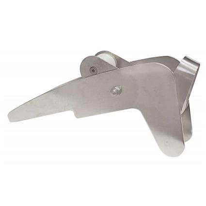 Oem Marine Bruce/force Anchor Hinged Bow Pulley Prateado 550 x 95 mm
