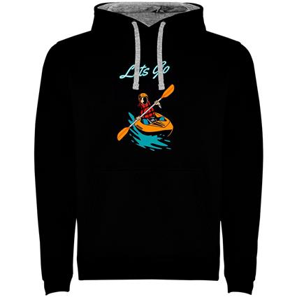 Kruskis Lets Go Bicolor Hoodie Preto 2XL Homem