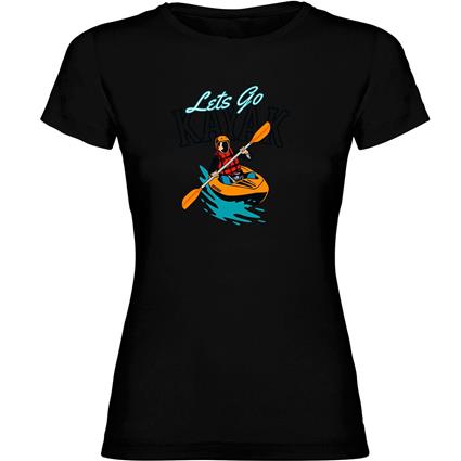 Kruskis Lets Go Short Sleeve T-shirt Preto L Mulher