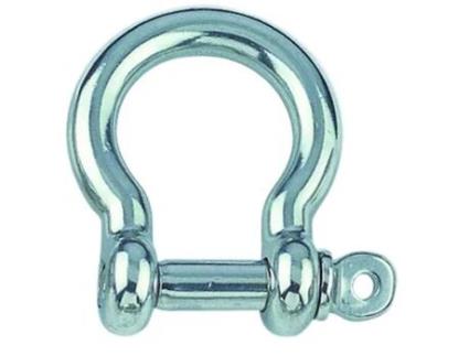 Euromarine A4 Lyre Shackle Prateado 10 mm