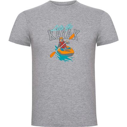 Kruskis Lets Go Short Sleeve T-shirt Cinzento 2XL Homem