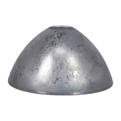 Super Marine Flex O Fold Propeller Zinc Anode Prateado 70 mm