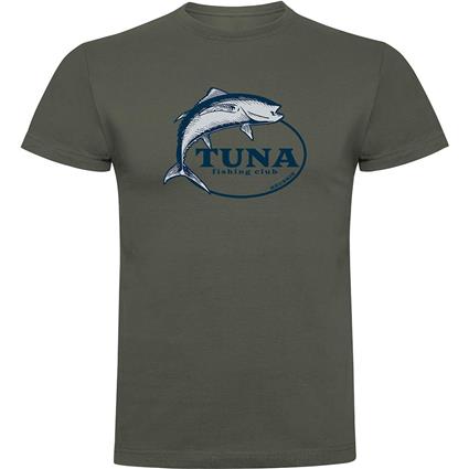 Kruskis Tuna Fishing Club Short Sleeve T-shirt Verde XL Homem