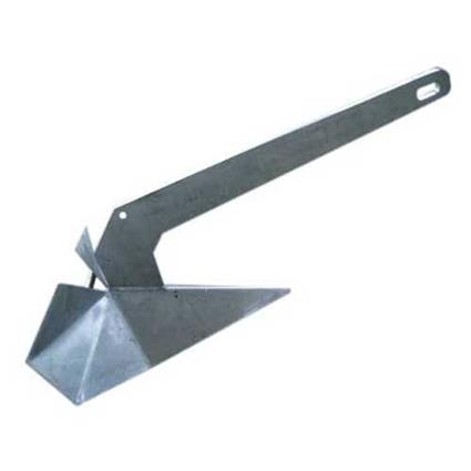 Euromarine Delta Galvanized Anchor Prateado 30 kg