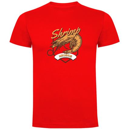 Kruskis Seafood Shrimp Short Sleeve T-shirt Vermelho XL Homem