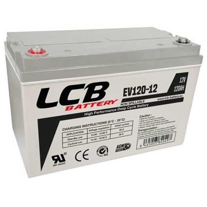 Lcb Agm 120a 12v Battery Transparente