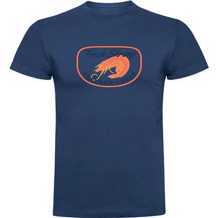 Kruskis Fresh Shrimp Short Sleeve T-shirt Azul L Homem