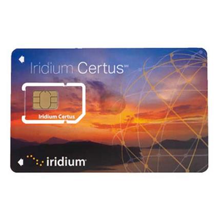 Iridium Everywhere Sim Terminal Certus Card Transparente