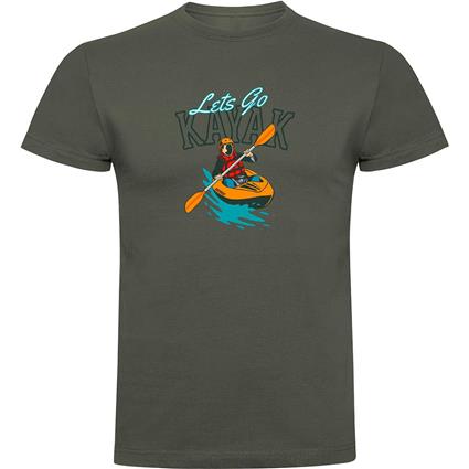 Kruskis Lets Go Short Sleeve T-shirt Verde XL Homem