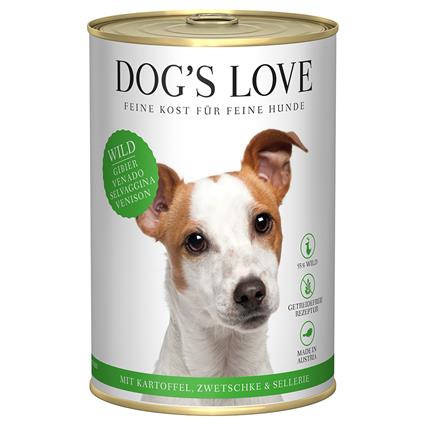 Dog´s Love Adult 6 x 400 g - Veado