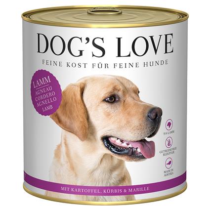 Dog´s Love Adult 6 x 800 g - Cordeiro