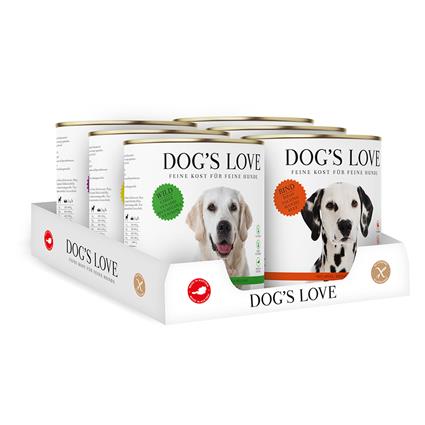 Dog´s Love Adult 6 x 800 g - Pack misto (6 variedades)