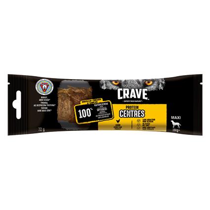 Crave Protein snacks para cães em promoção: 2 + 1 grátis! - Centres Maxi frango (3 x 72 g)