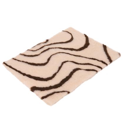 Vetbed® Isobed SL Wave manta beje/castanha para animais de estimação - XL 150 x 100 cm (C x L)
