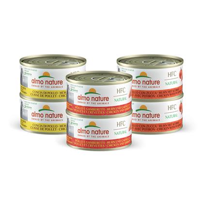 Almo Nature 6 x 70 g - Pack misto de frango