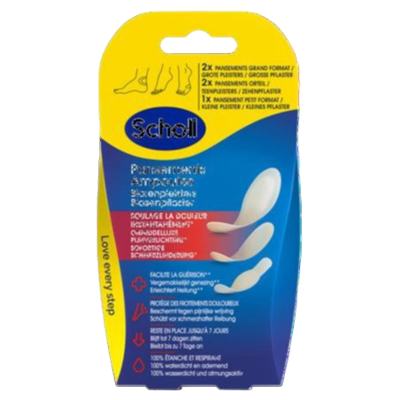 Pensos para Bolhas Alívio da Dor Scholl