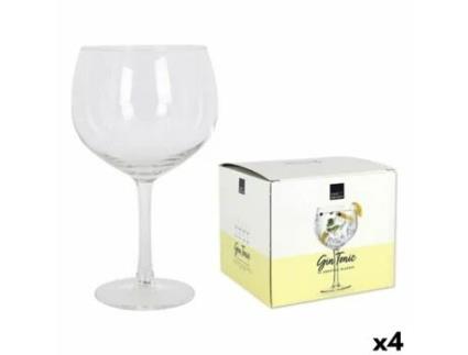Conjunto de Copos de Gin Tonic BOHEMIA CRYSTAL Cocktails Cristal 650 Ml 700 Ml 4 Unidades